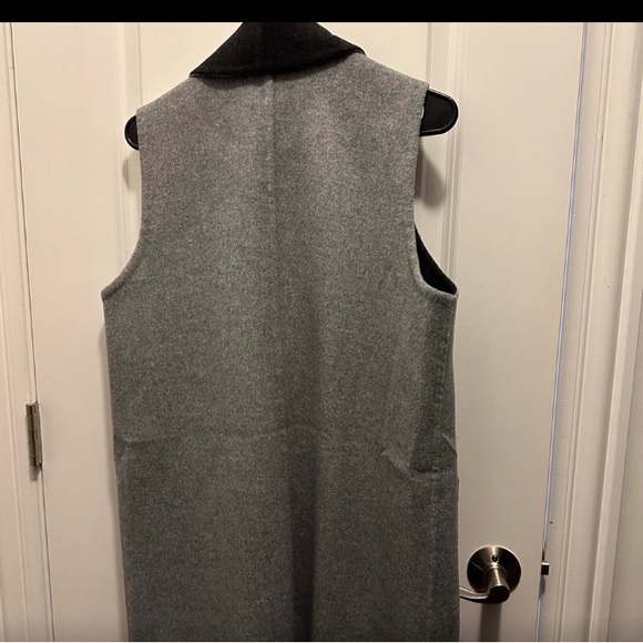 Eileen Fisher Shawl Collar Vest Cardigan Size Medium - Picture 2 of 3